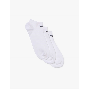 Pack 3 Pares Calcetines Emporio Armani White EM000550 AF14446 M0066 - Imagen 1