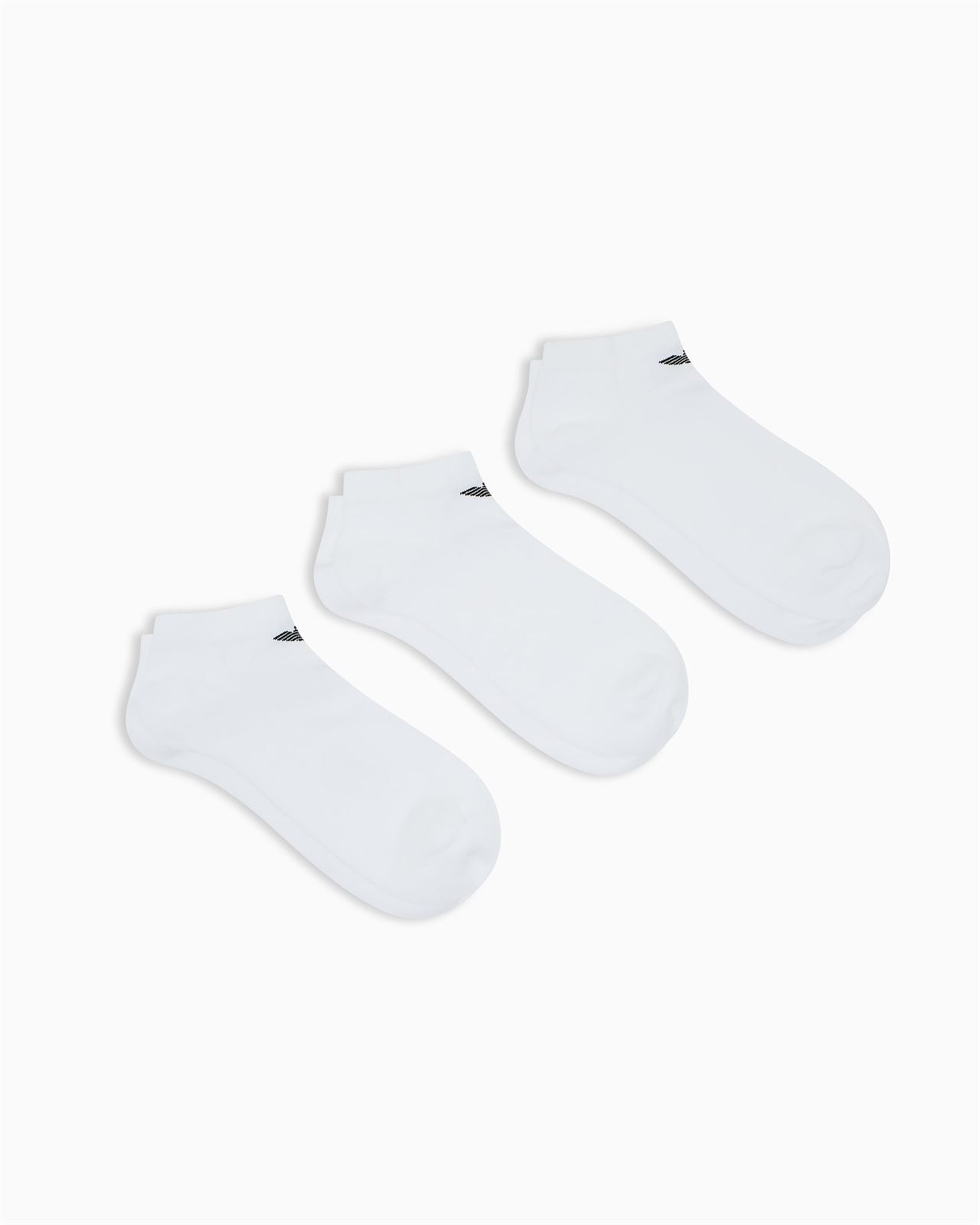 Pack 3 Pares Calcetines Emporio Armani White EM000550 AF14446 M0066 - Imagen 1