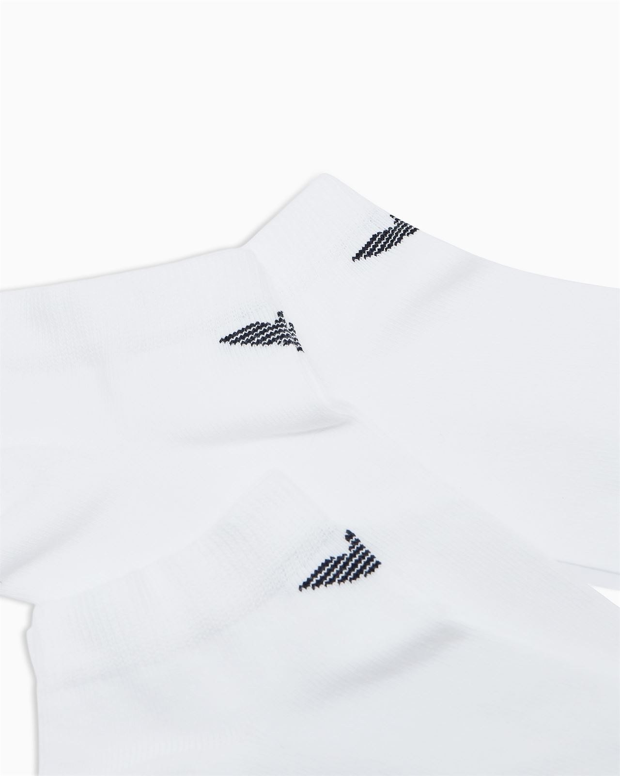 Pack 3 Pares Calcetines Emporio Armani White EM000550 AF14446 M0066 - Imagen 2
