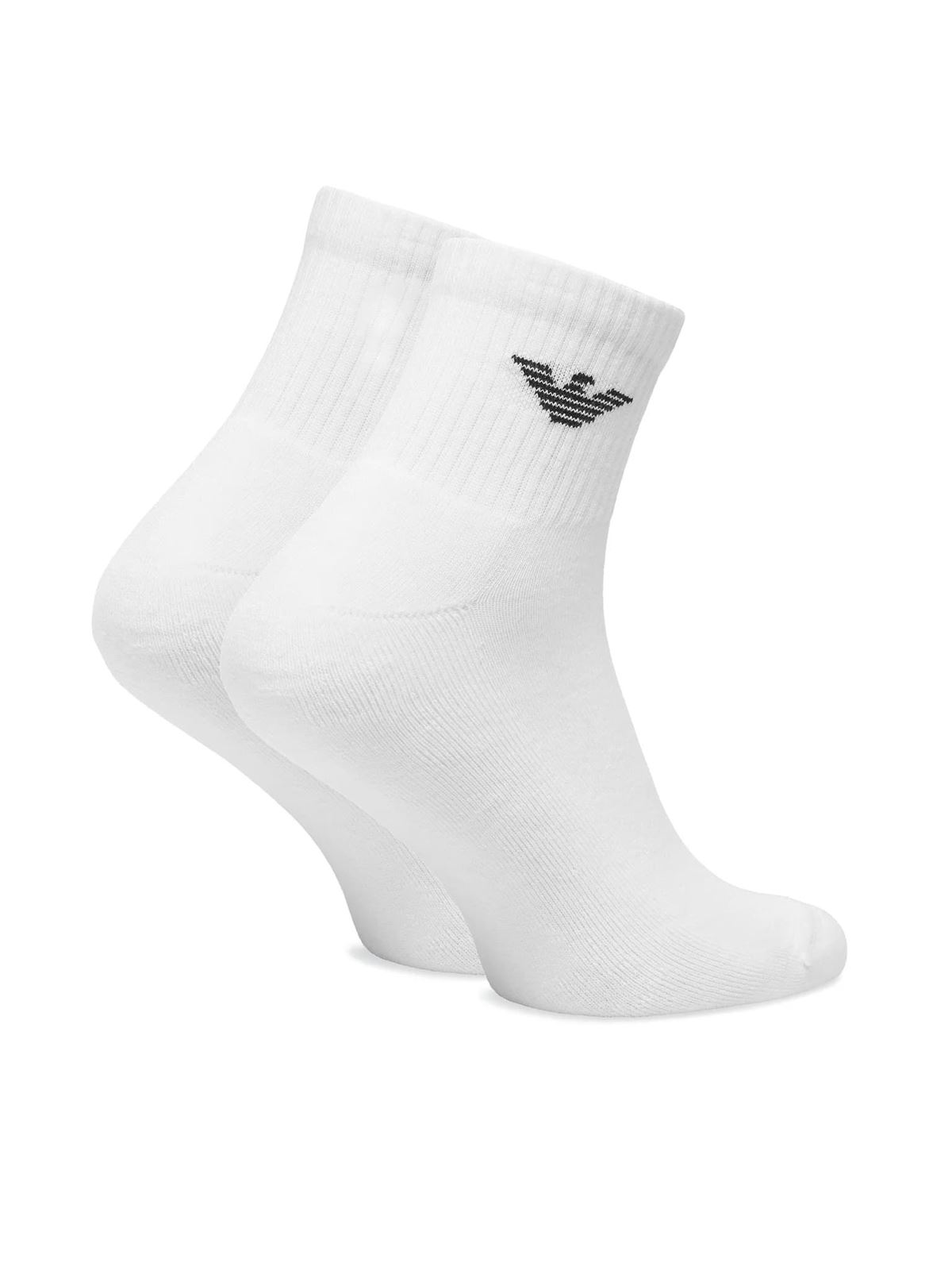 Pack 3 Pares Calcetines Emporio Armani White EM000551 AF14499 M0066 - Imagen 3