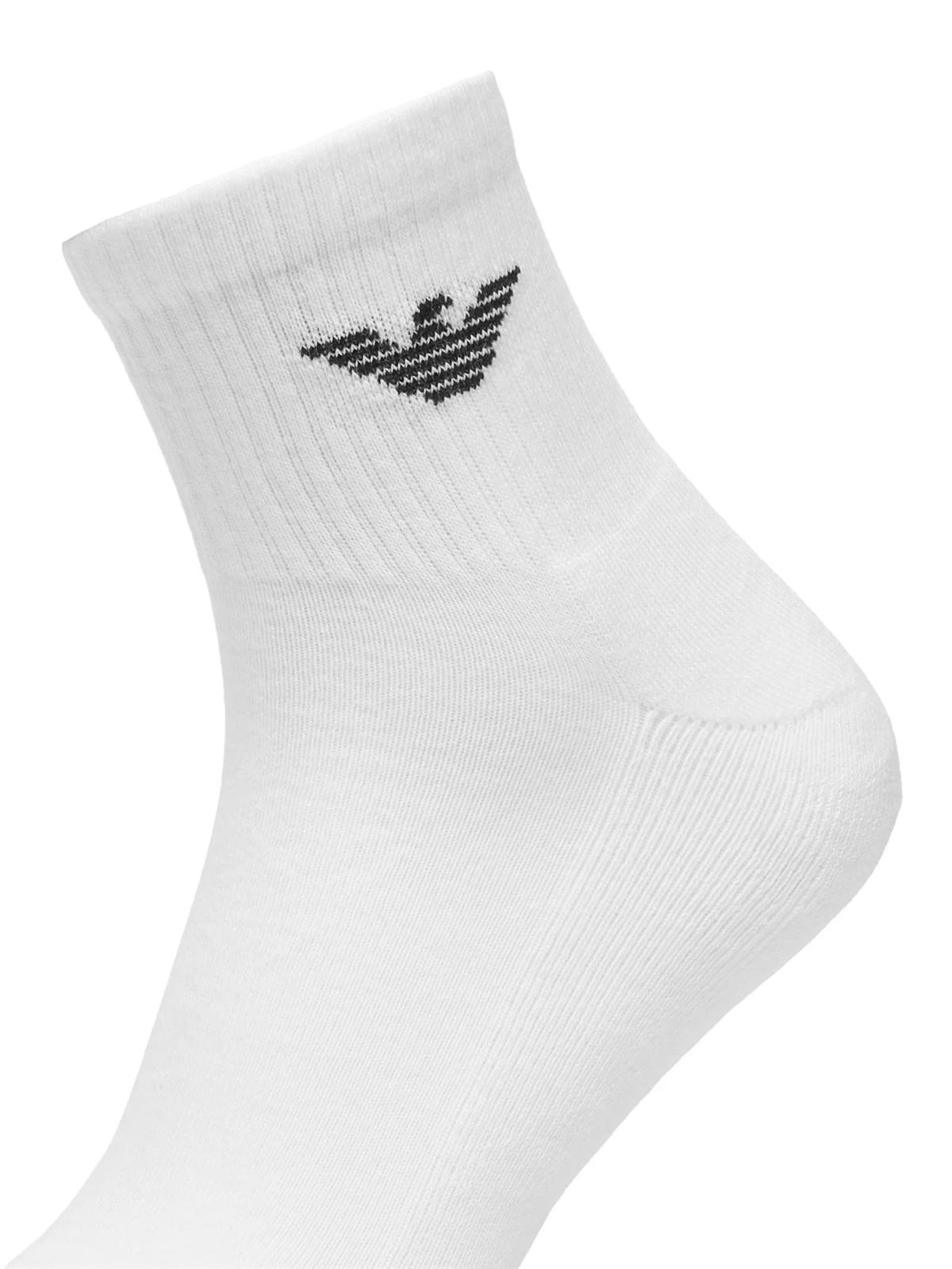 Pack 3 Pares Calcetines Emporio Armani White EM000551 AF14499 M0066 - Imagen 4