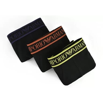 Pack 3 slips Emporio Armani 111734 3F717 29821 black/black/black - Imagen 2
