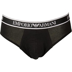 Pack 3 slips Emporio Armani 112132 4R717 35421 nero/nero/nero - Imagen 2