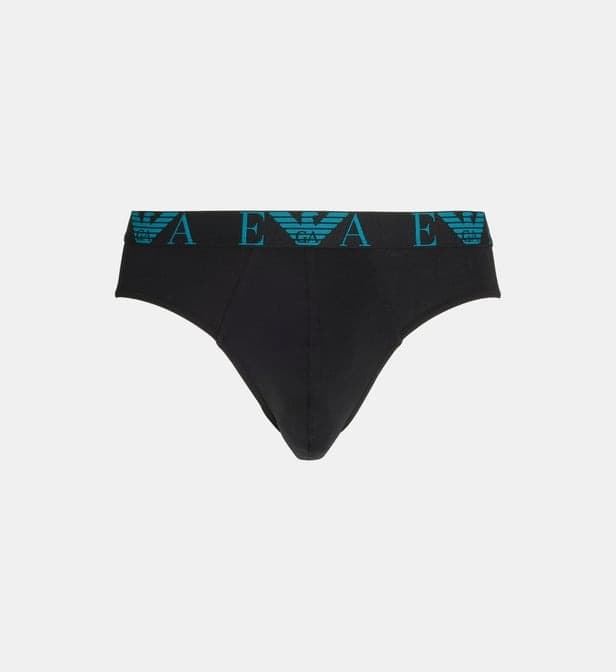 Pack 3 slips Emporio Armani EM000258 AF10778 MC061 black/black/black - Imagen 2