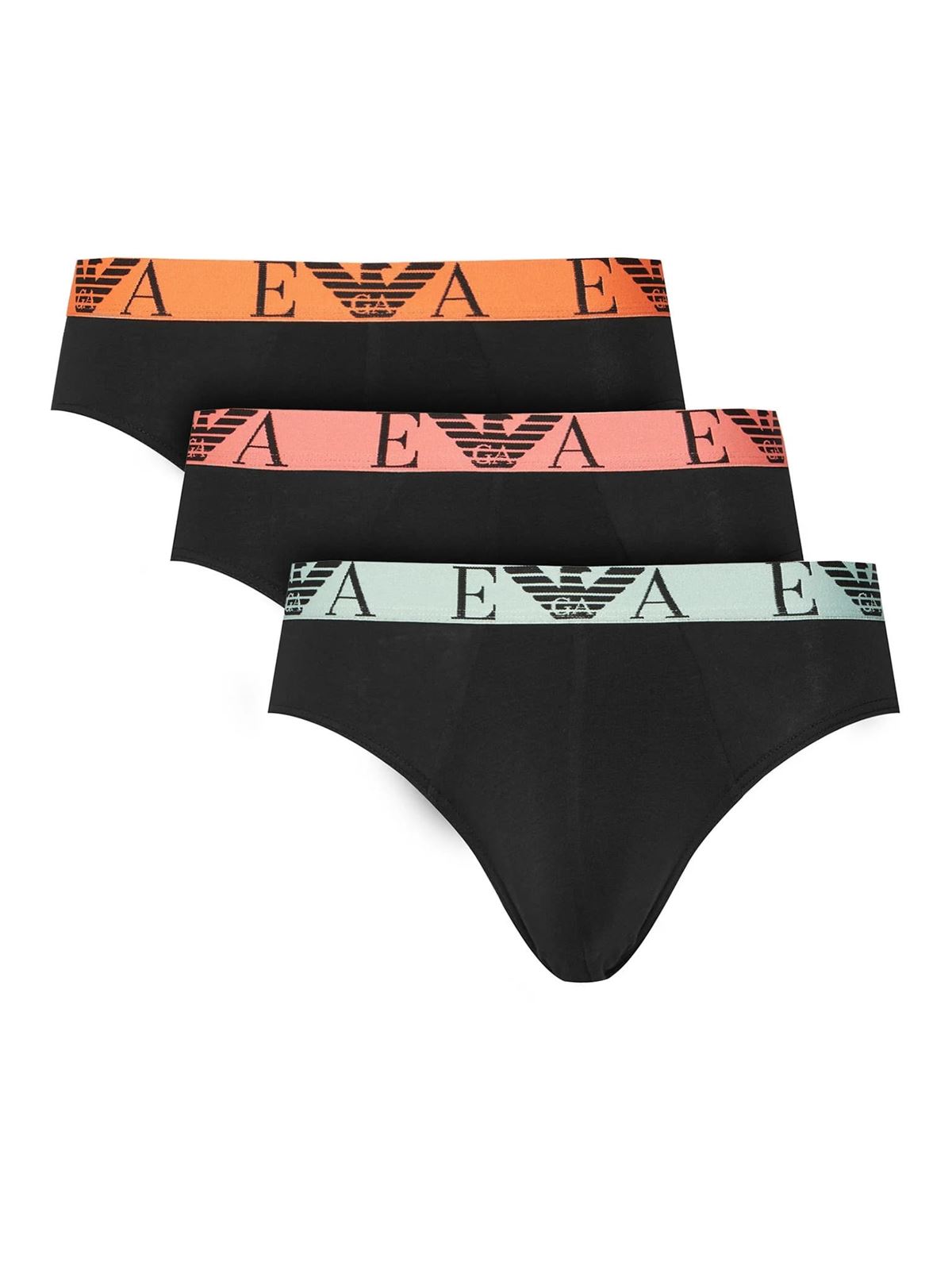 Pack 3 slips Emporio Armani EM000258 AF20668 MC061 black/black/black - Imagen 1