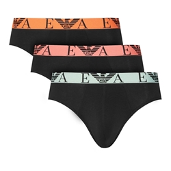 Pack 3 slips Emporio Armani EM000258 AF20668 MC061 black/black/black - Imagen 1