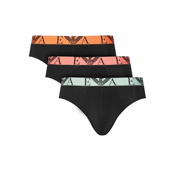 Pack 3 slips Emporio Armani EM000258 AF20668 MC061 black/black/black - Imagen 1