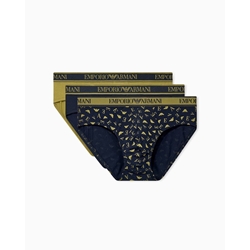Pack 3 slips EMPORIO ARMANI EM000258 AF25019 M242 blu/blu-moss/moss - Imagen 1