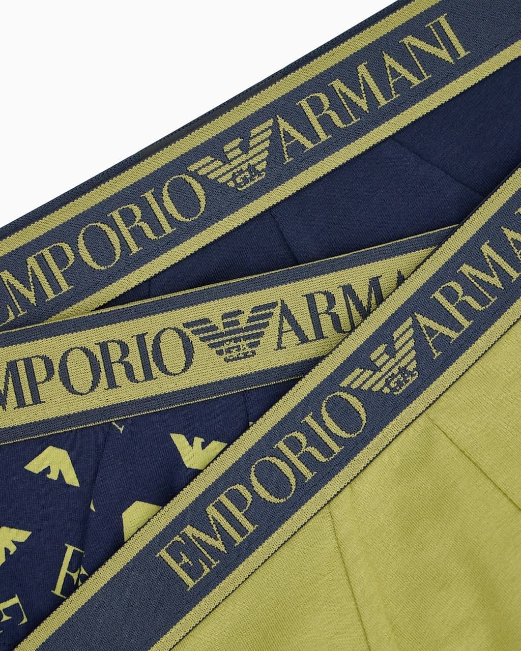 Pack 3 slips EMPORIO ARMANI EM000258 AF25019 M242 blu/blu-moss/moss - Imagen 4