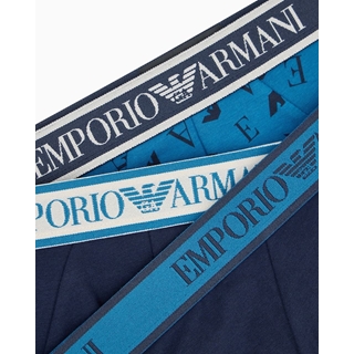 Pack 3 slips EMPORIO ARMANI EM000258 AF25019 MB676 blu/octane-blue/blue - Imagen 2