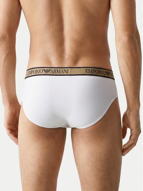 Pack 3 slips EMPORIO ARMANI EM000369 AF20669 M5080 scoo/ink-nut prt/wht - Imagen 4