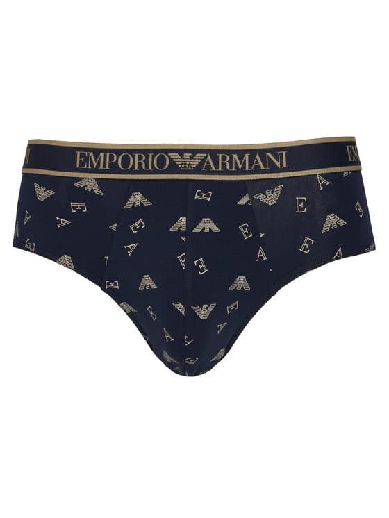 Pack 3 slips EMPORIO ARMANI EM000369 AF20669 M5080 scoo/ink-nut prt/wht - Imagen 6