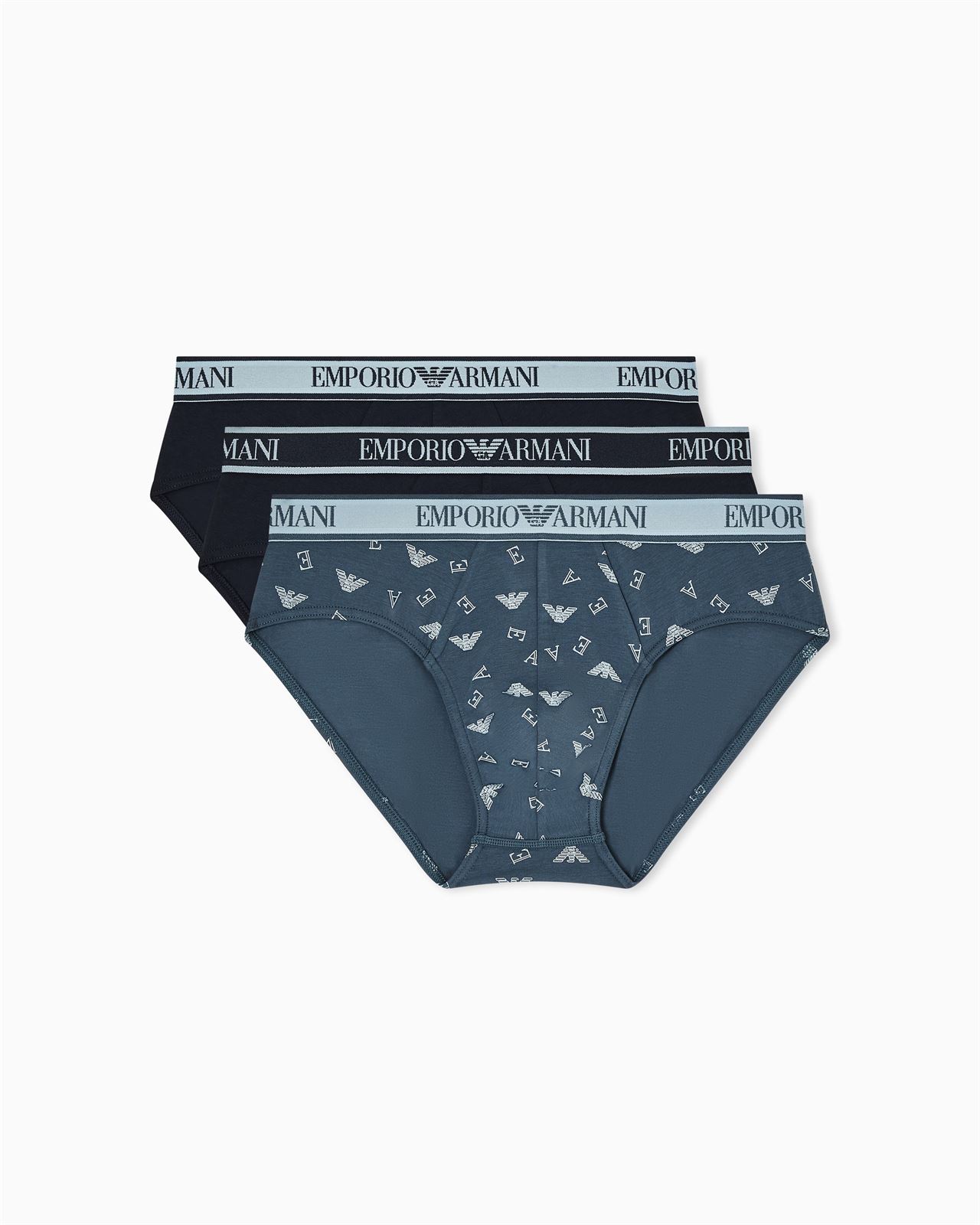 Pack 3 slips EMPORIO ARMANI EM000369 AF20669 MB148 ar.bl/or-sk prt/ar.bl - Imagen 1