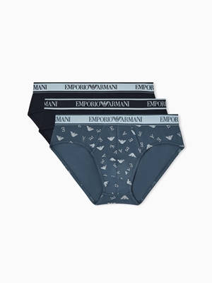 Pack 3 slips EMPORIO ARMANI EM000369 AF20669 MB148 ar.bl/or-sk prt/ar.bl - Imagen 1