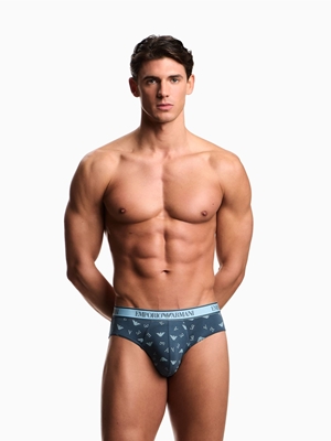 Pack 3 slips EMPORIO ARMANI EM000369 AF20669 MB148 ar.bl/or-sk prt/ar.bl - Imagen 2