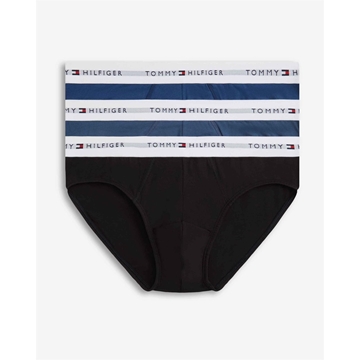 Pack 3 slips TOMMY JEANS UM0UM03875 0SC black/Blue/Sea - Imagen 1