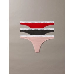Pack 3 Tangas Calvin Klein Jeans Icon log 000QD5209E 31X - Imagen 1