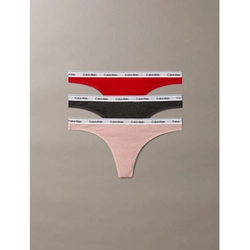 Pack 3 Tangas Calvin Klein Jeans Icon log 000QD5209E 31X - Imagen 1
