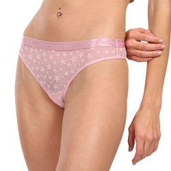 Pack 3 Tangas Tommy Hilfiger Aura/Regatta Red/Bonita UW0UW06135 - Imagen 2