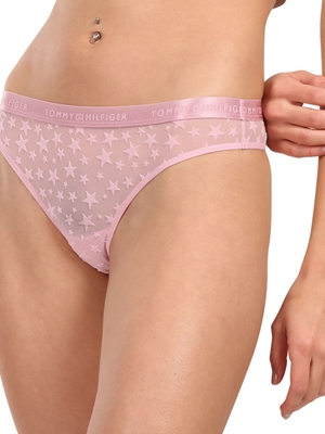 Pack 3 Tangas Tommy Hilfiger Aura/Regatta Red/Bonita UW0UW06135 - Imagen 2