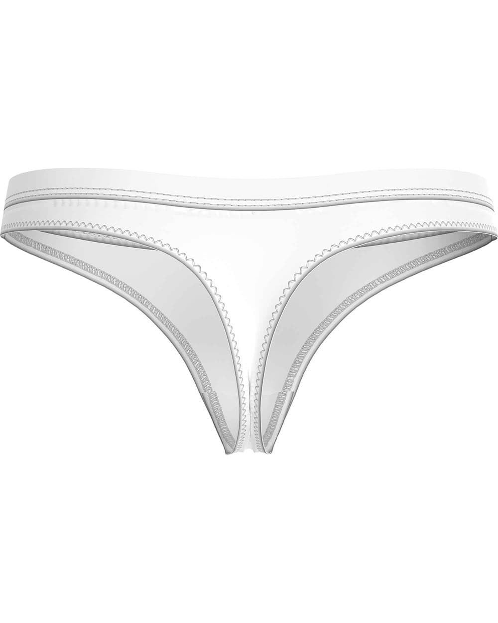 Pack 3 tangas Tommy Hilfiger UW0UW05641 05F white/black/grey - Imagen 3