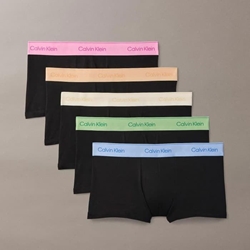 Pack 5 boxer CALVIN KLEIN LV00NB4550 4X4 mardi gras green wb/relay gold wb/g - Imagen 1