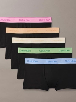 Pack 5 boxer CALVIN KLEIN LV00NB4550 4X4 mardi gras green wb/relay gold wb/g - Imagen 1