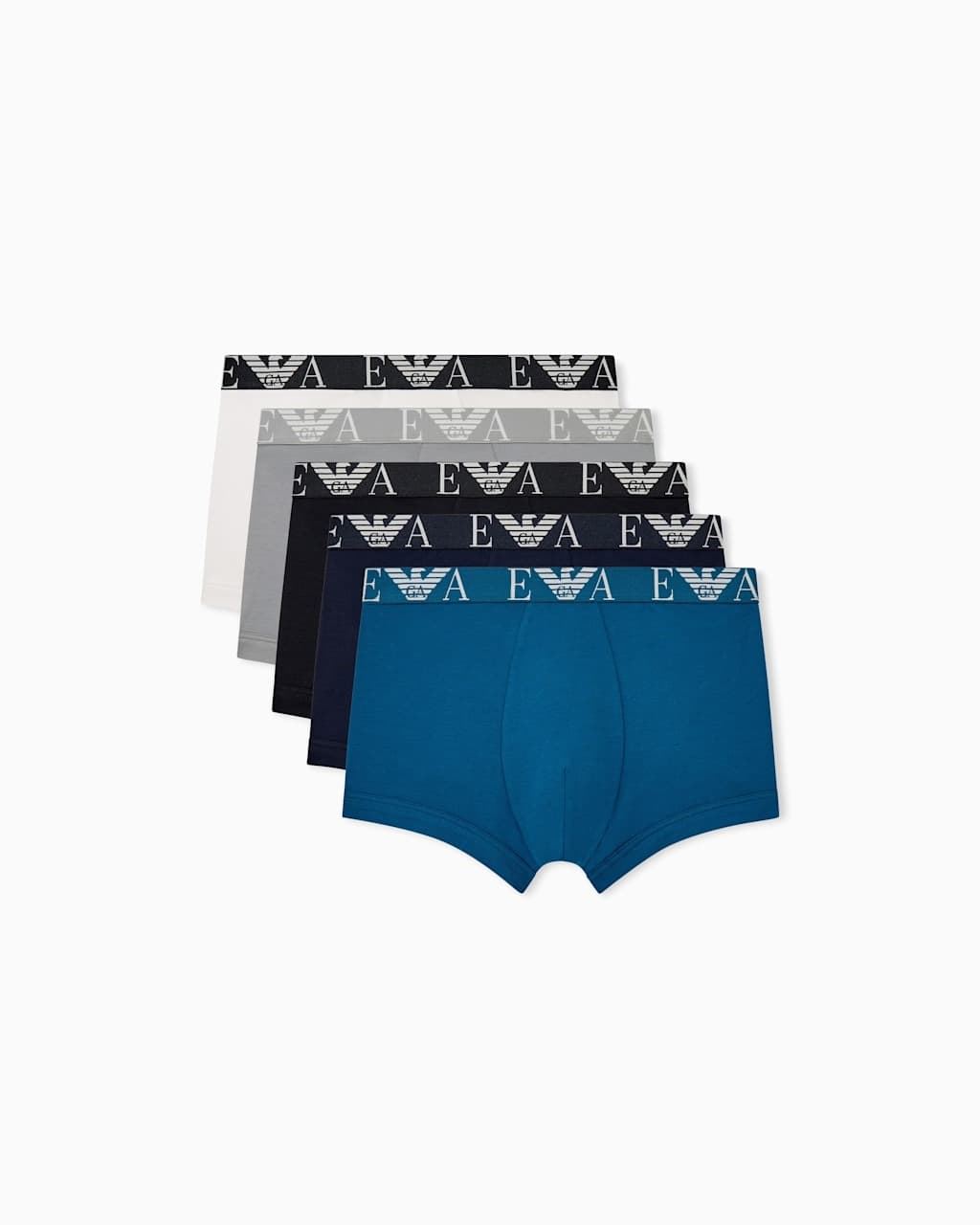 Pack 5 Calzoncillos Bóxer Emporio Armani EM003793 AF25048 MC653 Blk/Mon/Blu/Oct/White - Imagen 1