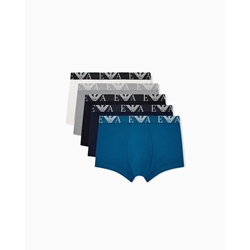 Pack 5 Calzoncillos Bóxer Emporio Armani EM003793 AF25048 MC653 Blk/Mon/Blu/Oct/White - Imagen 1