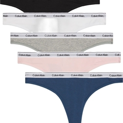 Pack 5 Tangas Calvin Klein Icon Logo Stretch 000QD5221E 31V - Imagen 1