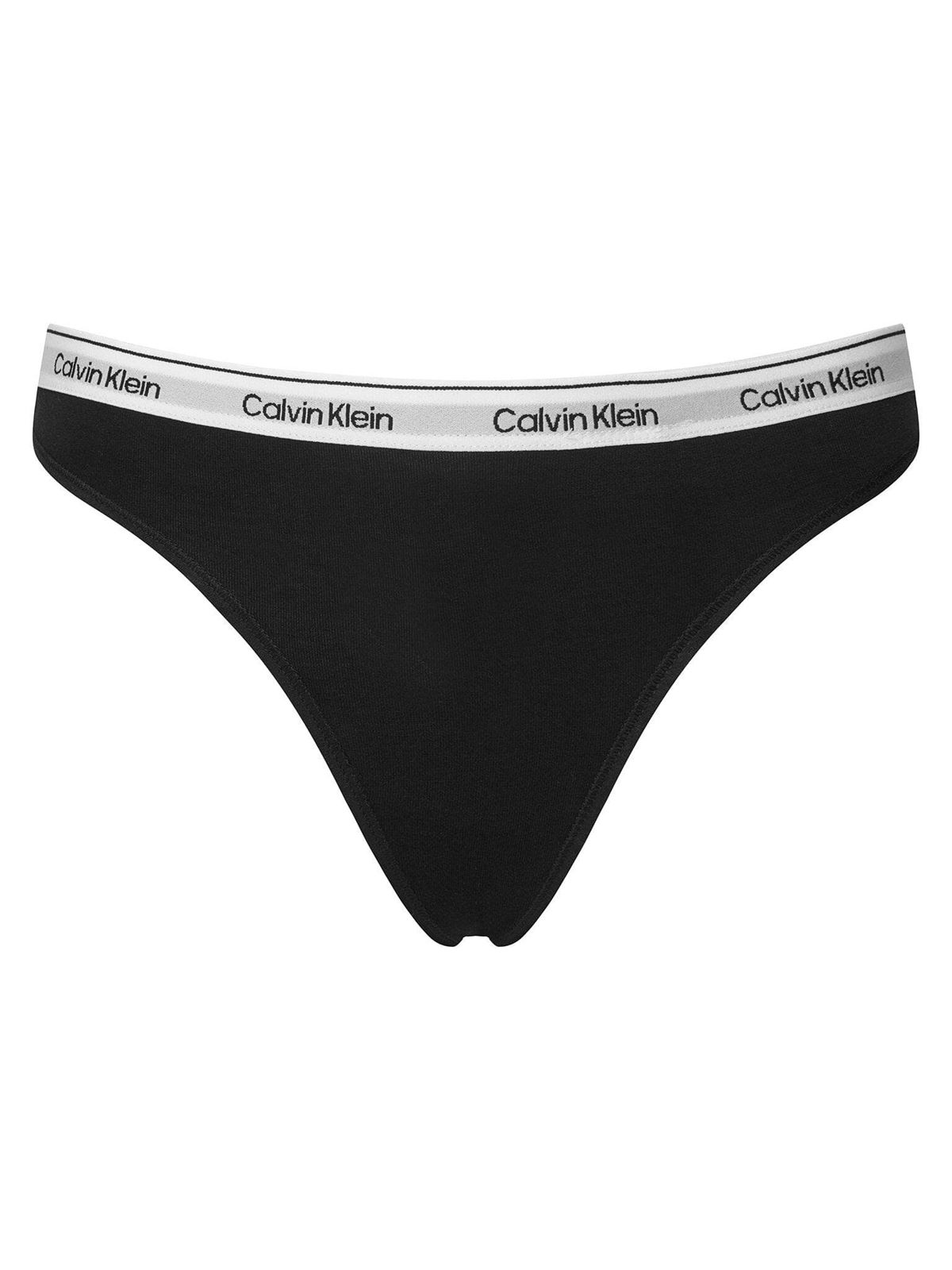 Pack 5 tangas Calvin Klein LV00QD5221 3IX black/black/snow heather - Imagen 7