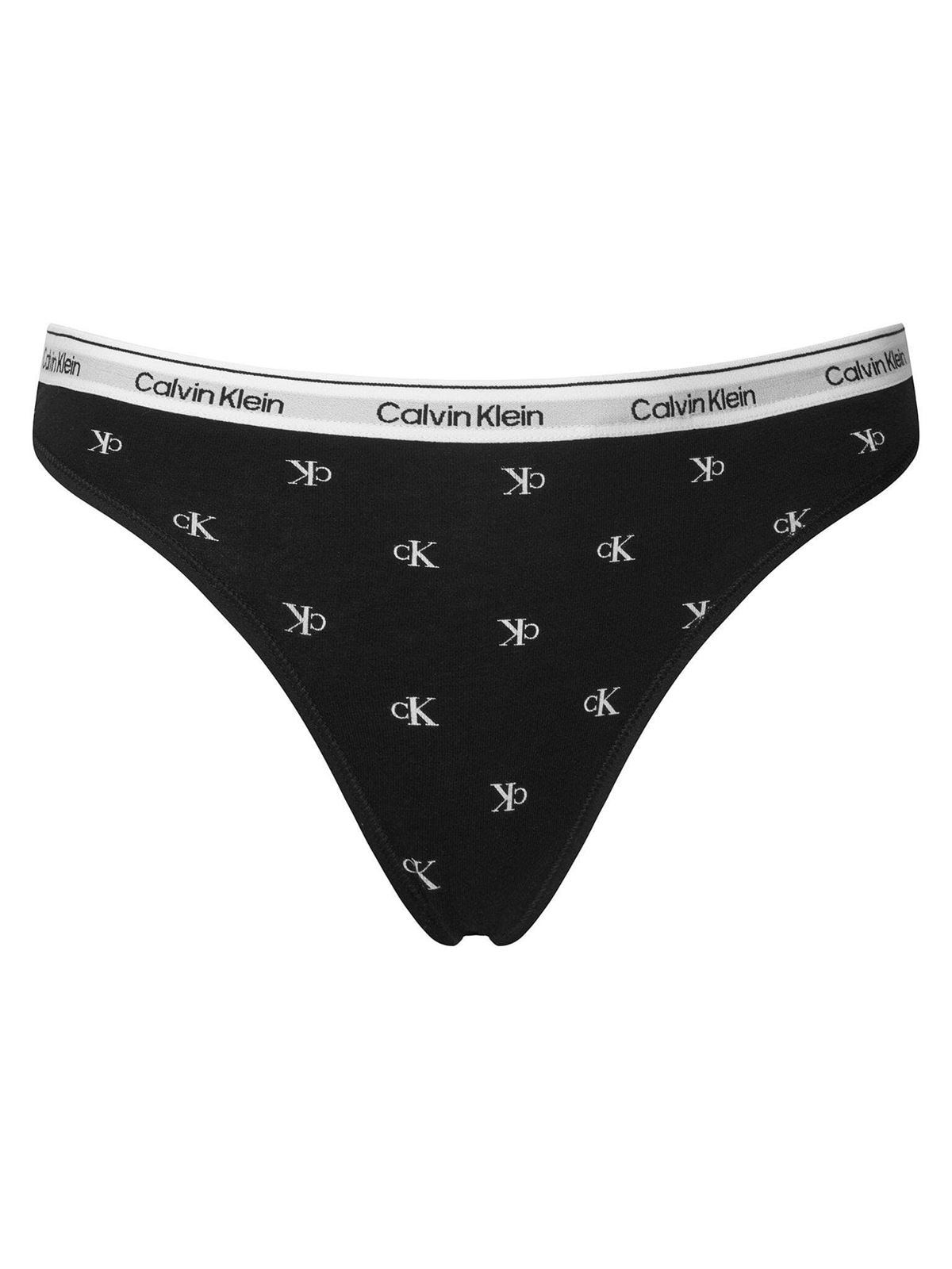 Pack 5 tangas Calvin Klein LV00QD5221 3IX black/black/snow heather - Imagen 9