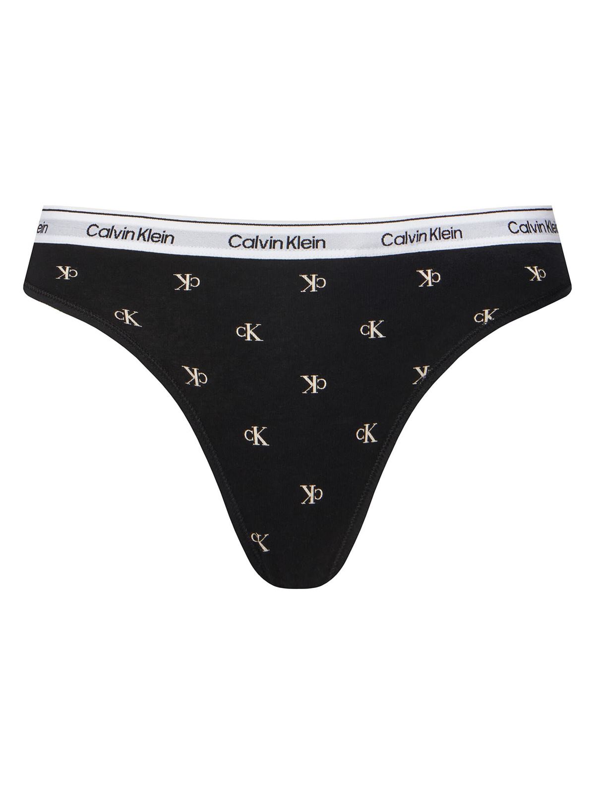 Pack 5 tangas Calvin Klein LV00QD5221 3IX black/black/snow heather - Imagen 10