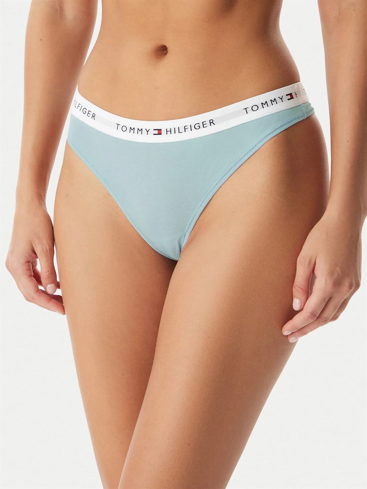 Pack 5 Tangas Tommy Hilfiger Pink/Blue/White/Red/Twilight UW0UW06344 0VM - Imagen 4
