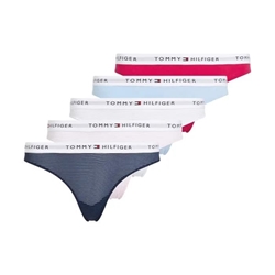 Pack 5 tangas Tommy Hilfiger UW0UW05932 0VG pink/white/navy/blue - Imagen 1
