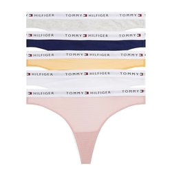 Pack 5 tangas Tommy Jeans UW0UW05932 0WO pink/grey/vai or/navy/white - Imagen 1