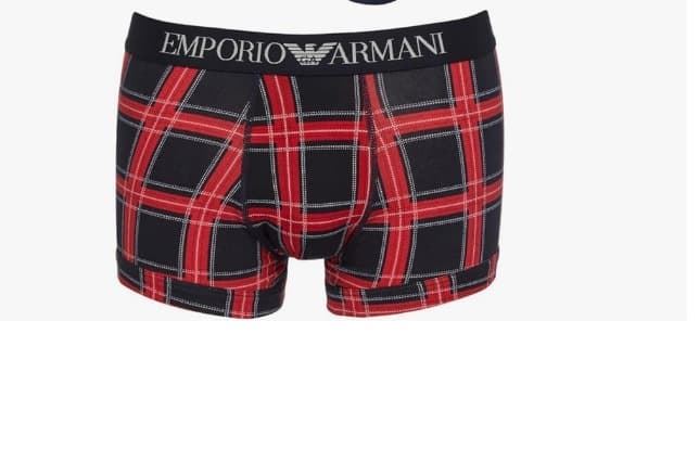 Pack Boxer calcetines Emporio Armani 112007 3F514 58436 scozzese/marine - Imagen 3