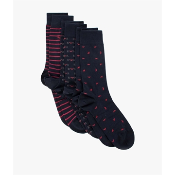 Pack Calcetines Emporio Armani 302402 0A283 71435 granate - Imagen 1