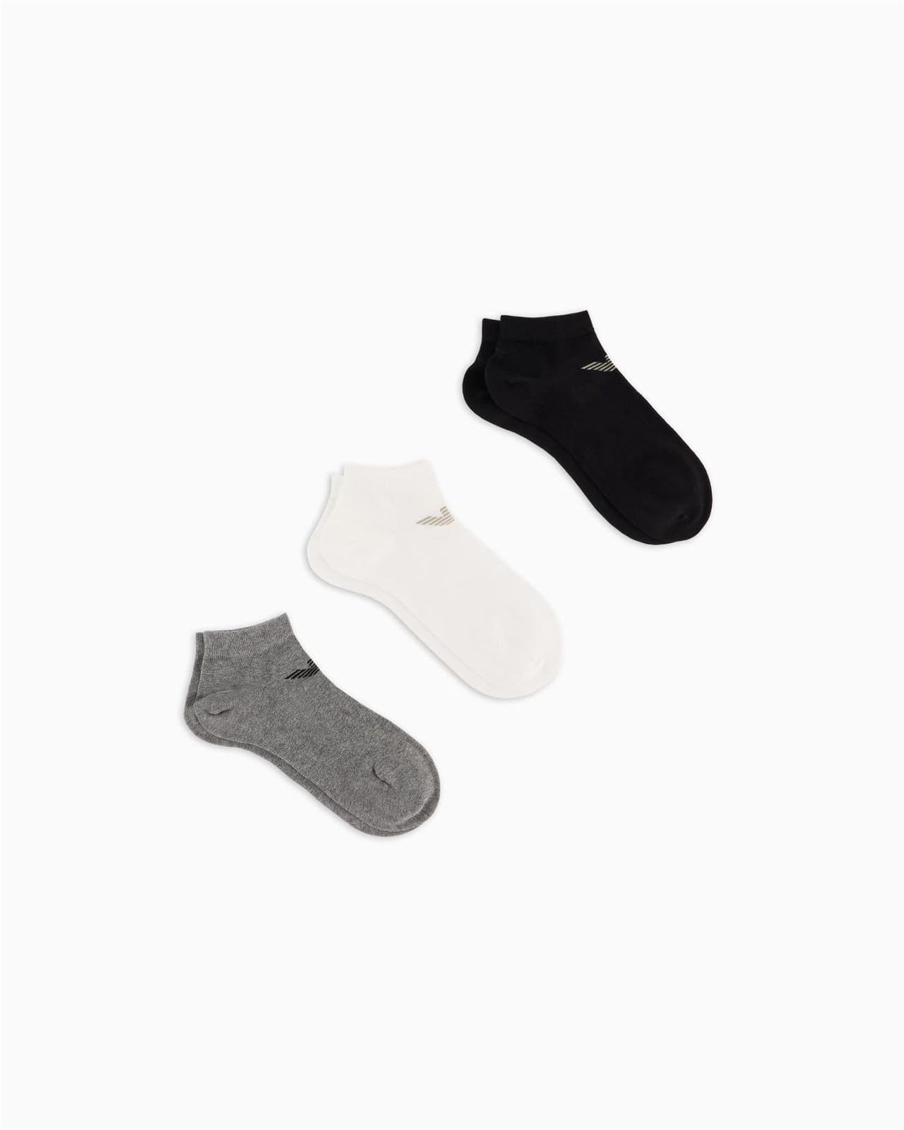 Pack Calcetines Emporio Armani EM000550 AF12271 MC059 black/white/melange - Imagen 1