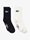 Pack calcetines LACOSTE RA6844 00 EV0 farine/marine - Imagen 1