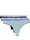 Pack tangas Calvin Klein 000QD5209E W9H blue/black/glacier - Imagen 1