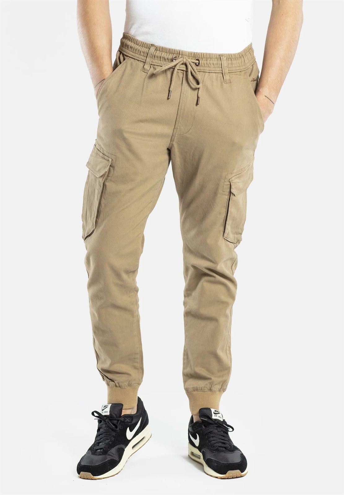 Pantalon cargo Reell Reflex rib cargo dark sand - Imagen 1