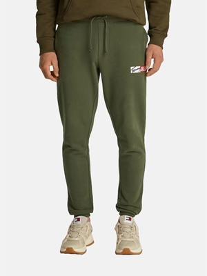 Pantalón Chándal Verde Tommy Jeans Tjm Slim Entry Sweatpant - Imagen 1