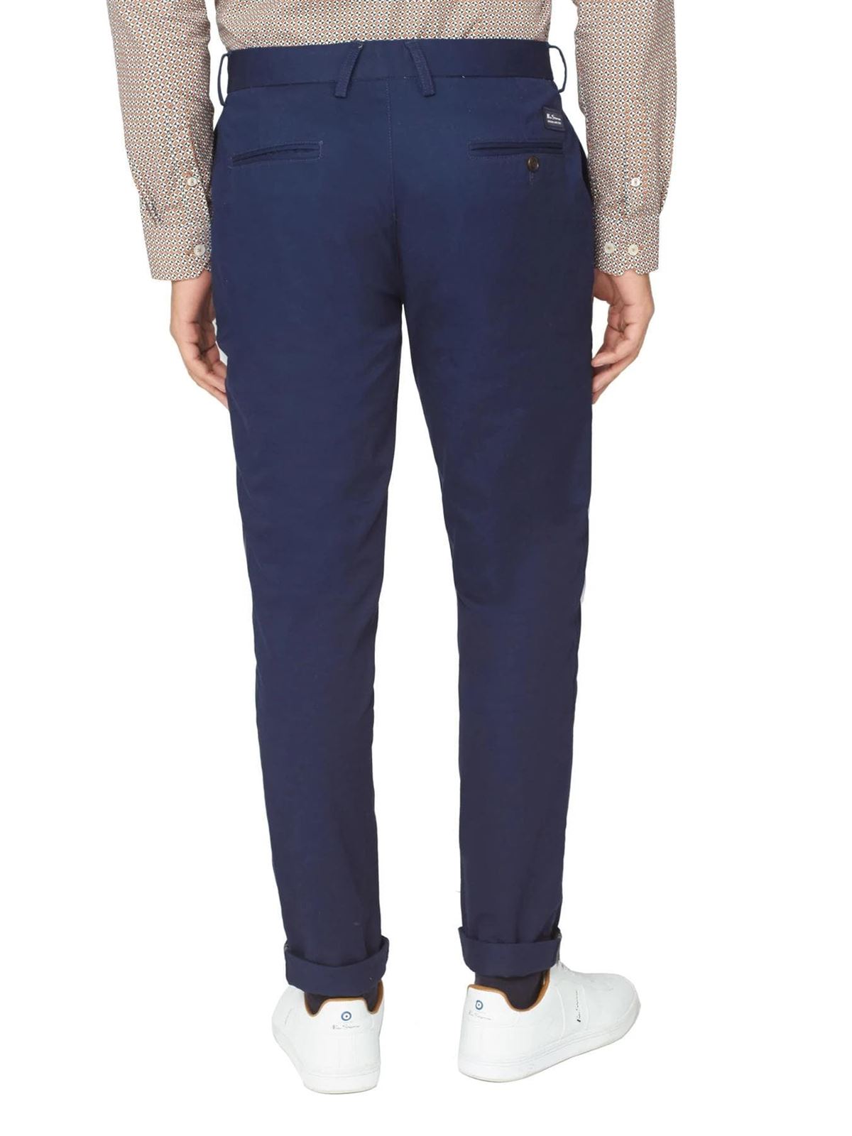 Pantalon chino Ben Sherman Signature Skinny streach marino 0065089 025 - Imagen 2