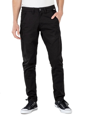 Pantalón Chino REELL flex tapered chino black - Imagen 1