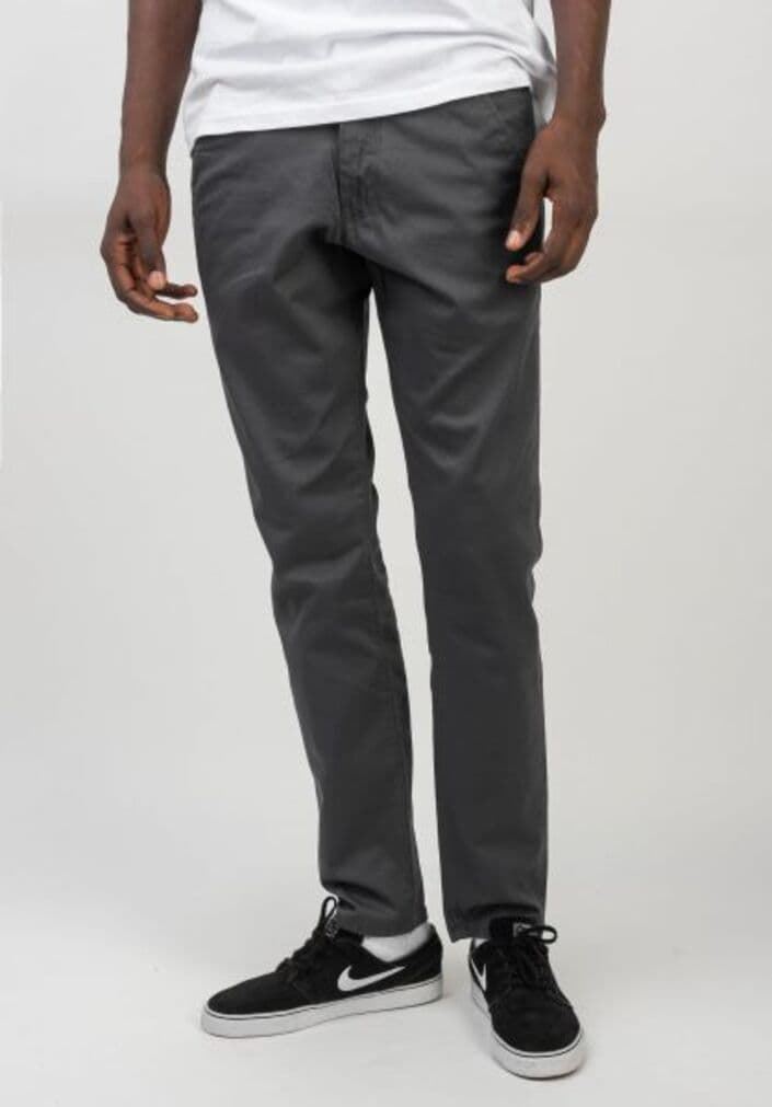 Pantalon chino Reell Flex Tapered Chino dark grey - Imagen 1