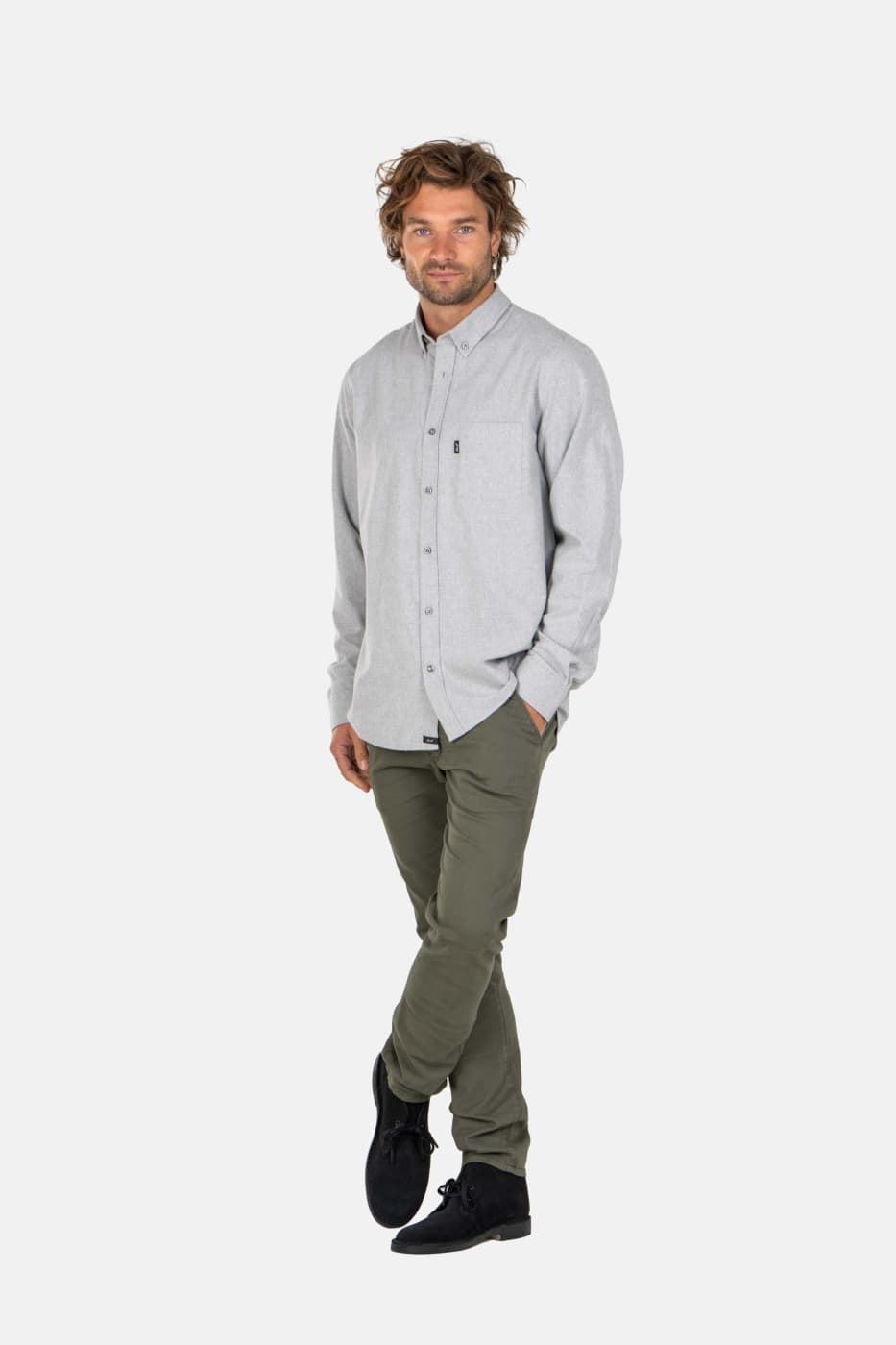 Pantalón chino Reell Flex Tapered Chino Olive RE3147 - Imagen 2