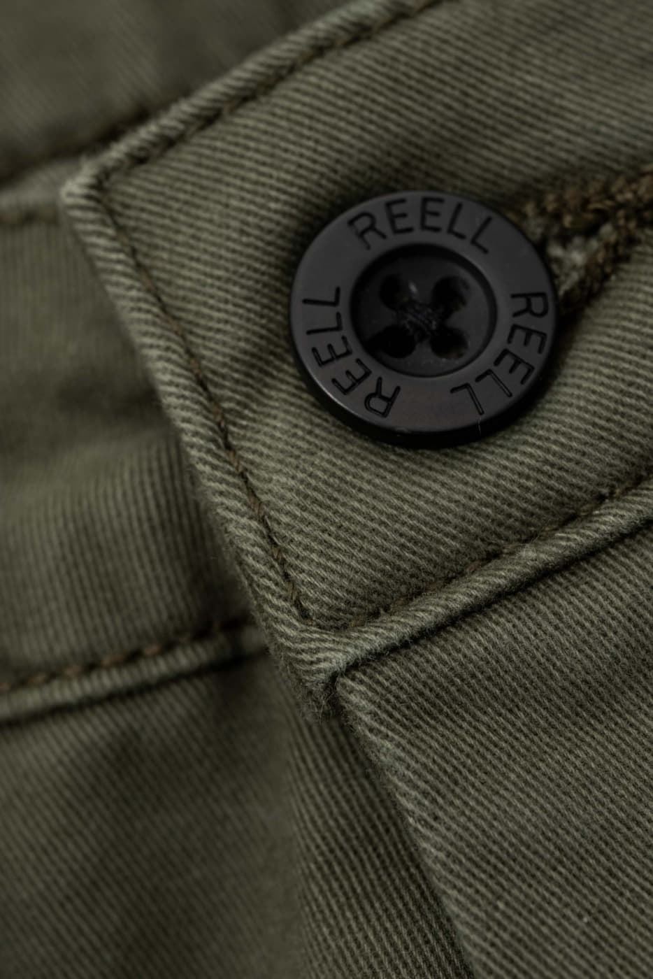 Pantalón chino Reell Flex Tapered Chino Olive RE3147 - Imagen 5