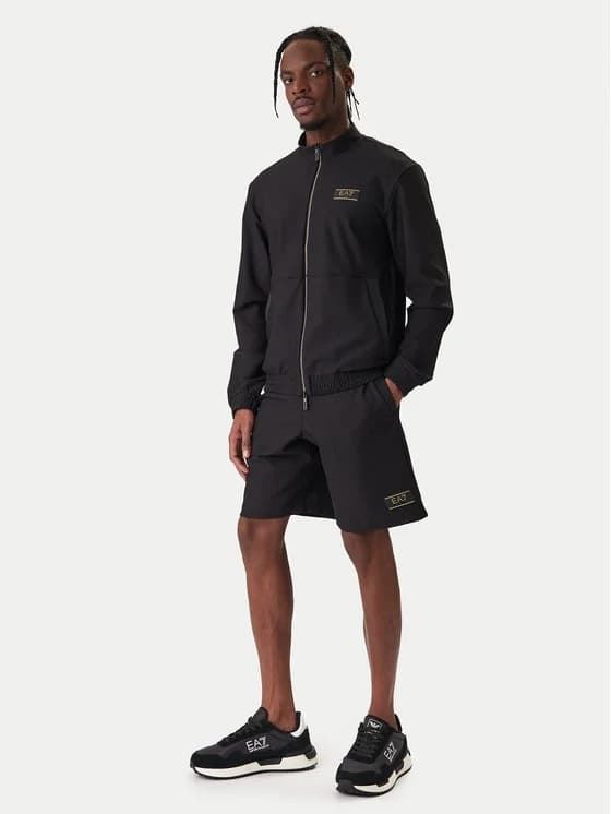 Pantalón corto EA7 Emporio Armani 7M001340 AF21099 UC001 BLACK - Imagen 2