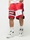 Pantalón corto Karl Kani 6013720 Retro Block Shorts red/black/white - Imagen 1